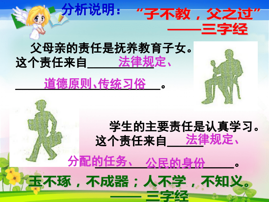 第一课时  我的角色 我的责任