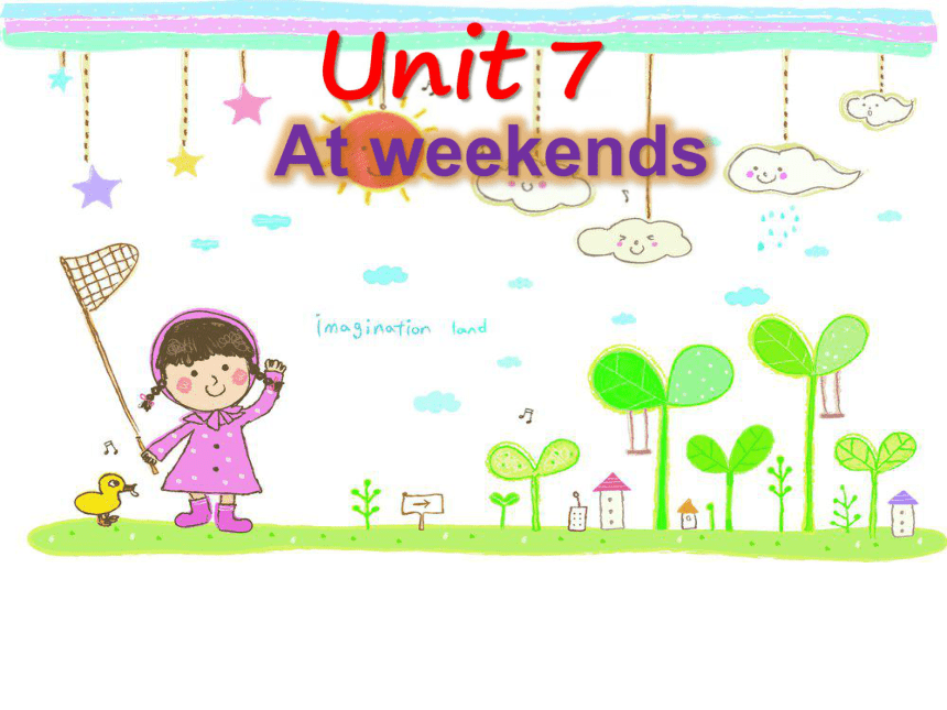 5A Unit 7 At  weekends Story time 课件