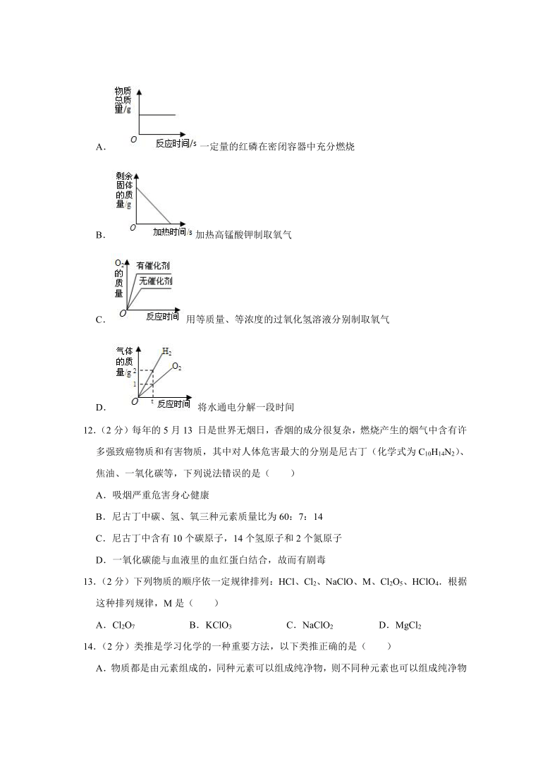 2020-2021学年甘肃省兰州三十五中九年级（上）第二次月考化学试卷(word解析版）