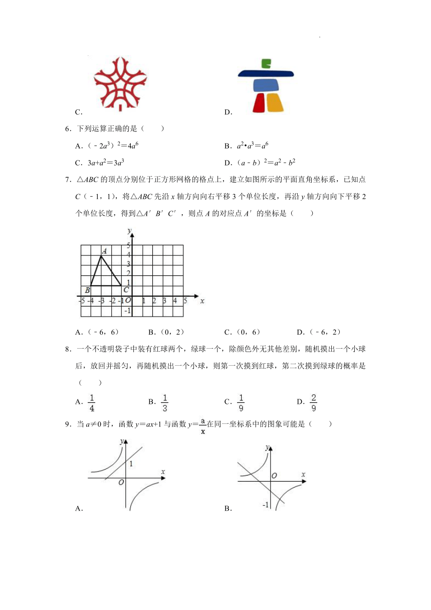 2022年山东省济南市历下区中考数学一模试卷word版含解析