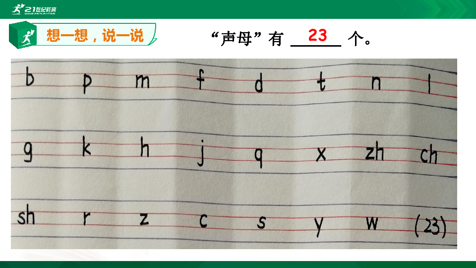 语文园地一 汉语拼音字母表 课件（26张）