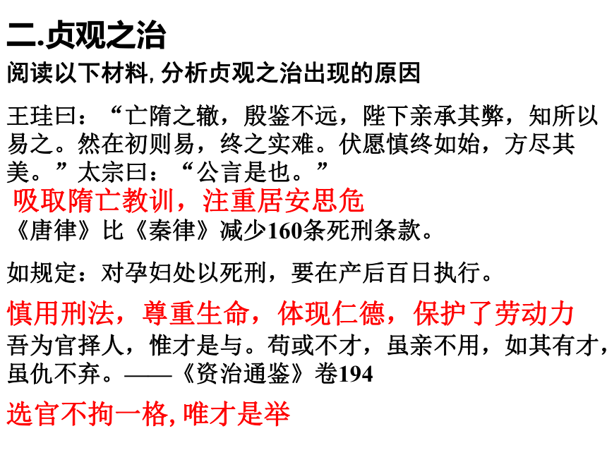 高三历史《唐朝的开国与盛世》课件