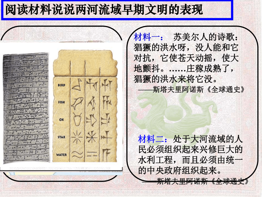 8.2.1 早期文明区域第一课时 课件