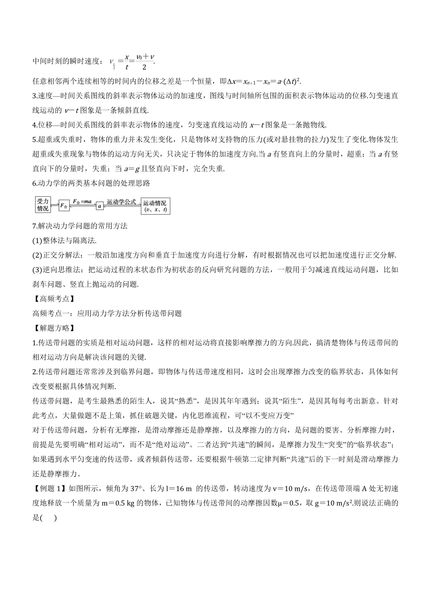 考点02牛顿运动定律-2018年高考物理二轮核心考点总动员