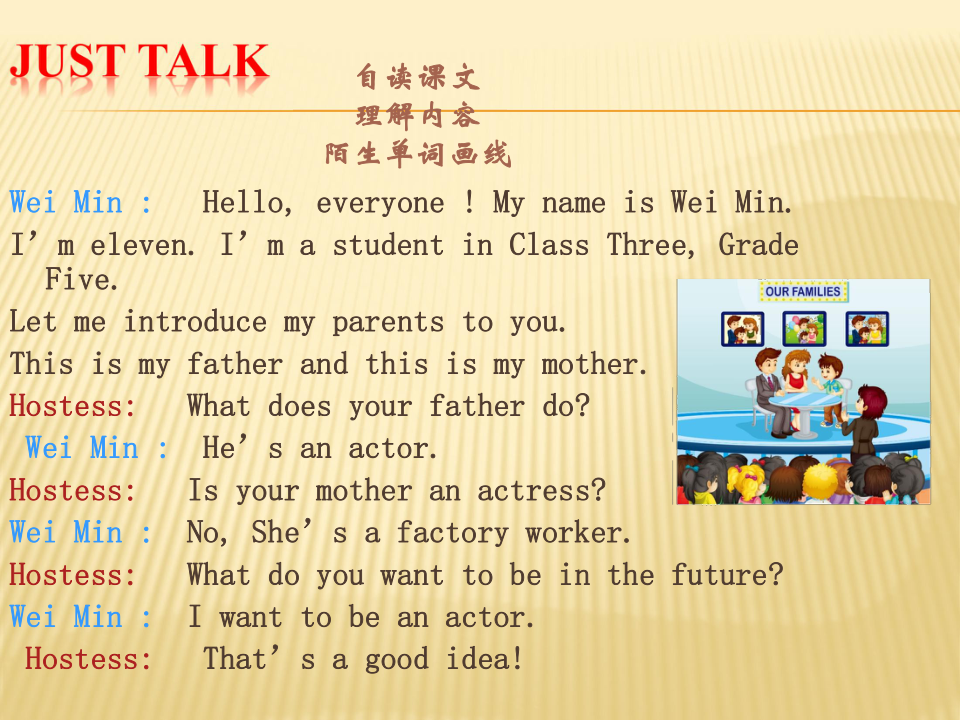 Unit 3 My father is a writer. Lesson 15 课件（24张PPT）