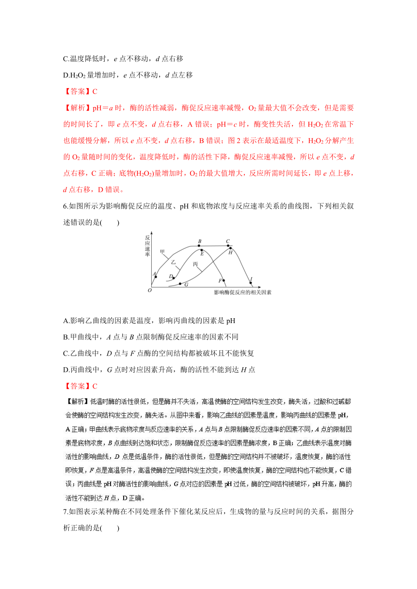 2018年高考生物考纲解读与热点难点突破专题04酶与ATP