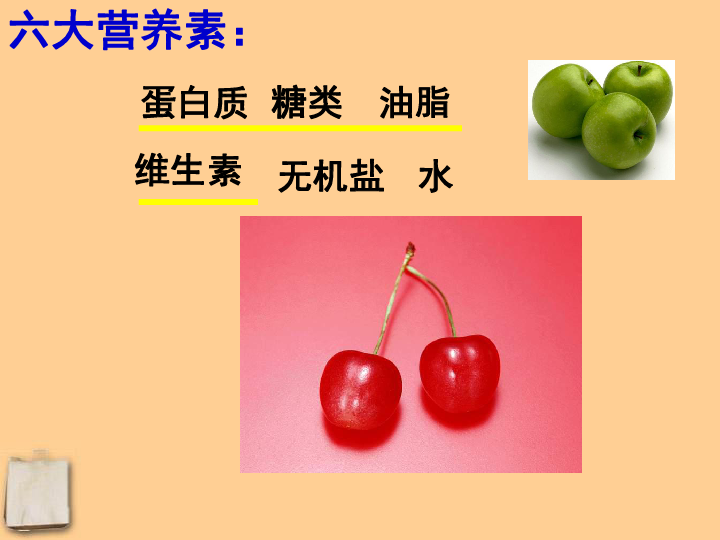 北京课改版九下化学 13.1食物中的营养物质 课件（30张PPT）