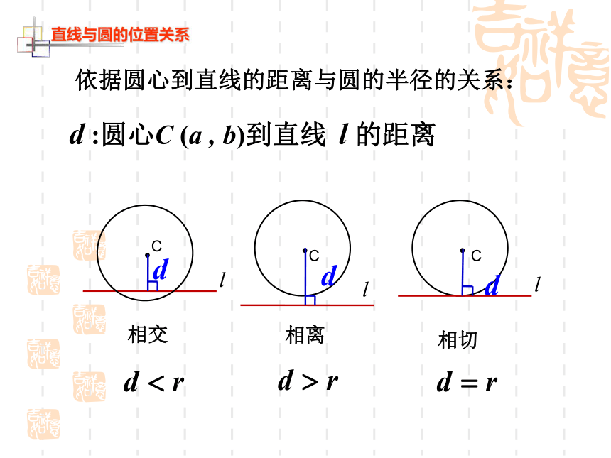 贵州省遵义市第一中学人教A版高一必修二 4.2.1 直线与圆的位置关系(共14张PPT)