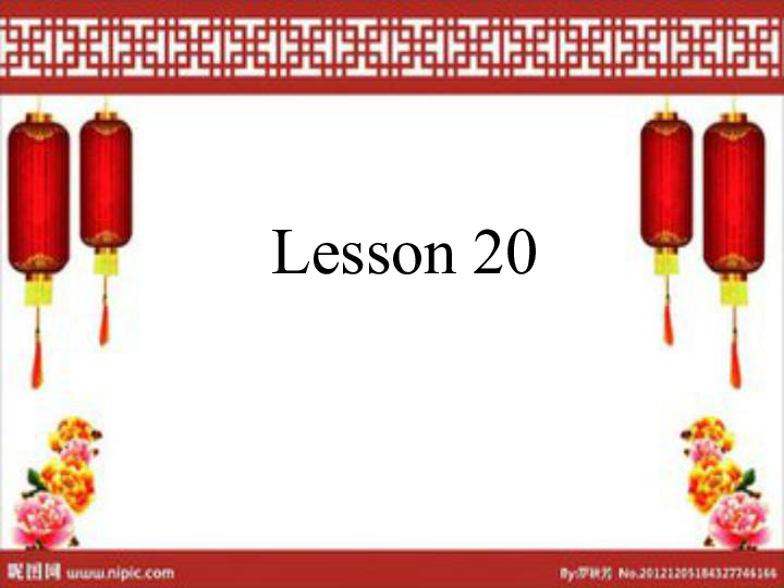 Unit 3 Special days  Lesson 20 课件 21张PPT