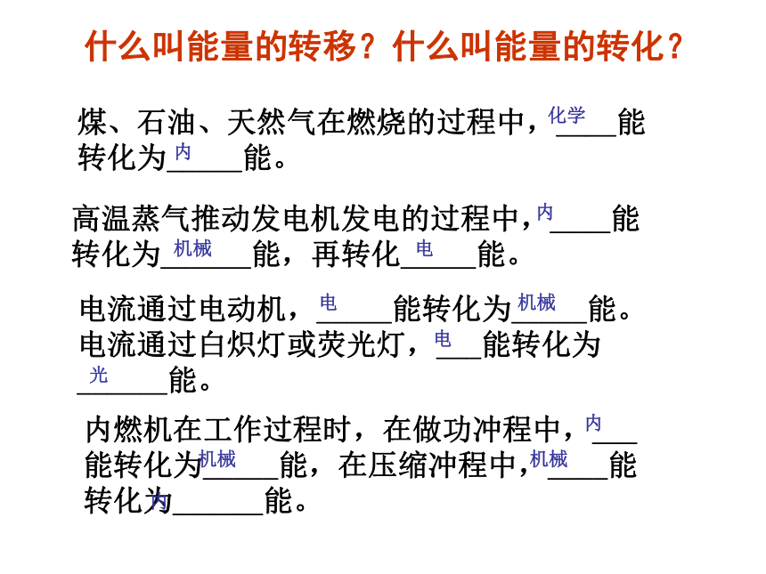 苏科版物理九年级下册全套备课课件：18.4能量转化的基本规律