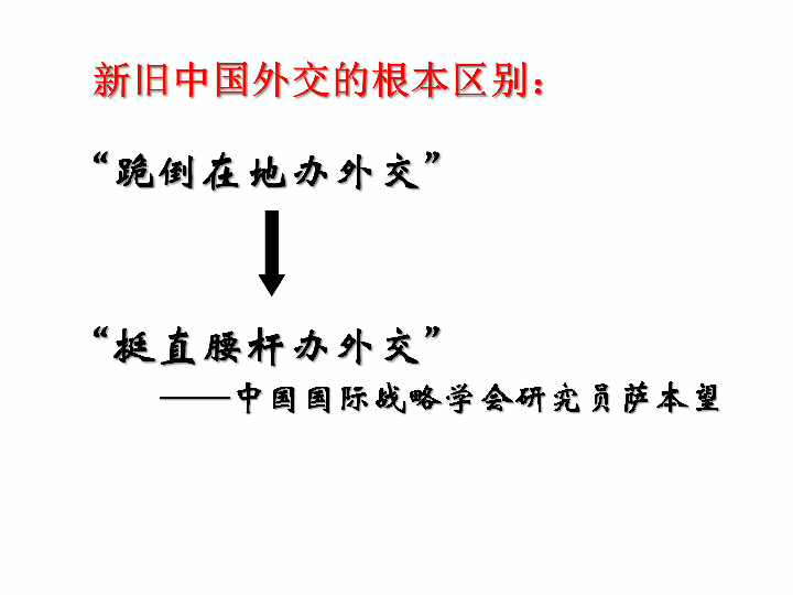 人教版高中历史必修一 第七单元 现代中国的对外关系 课件 (共46张PPT)