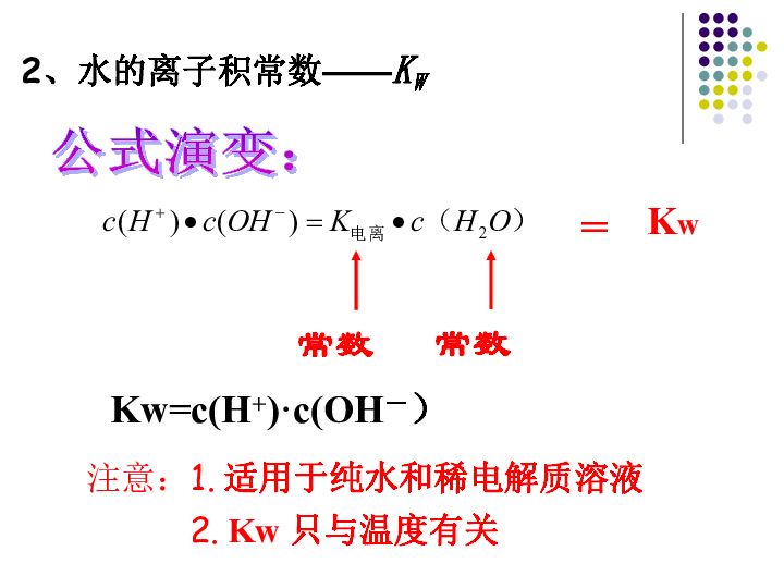 人教版高二化学选修4第三章 第二节　水的电离和溶液的酸碱性（共23张PPT）