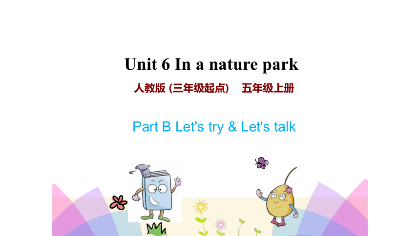 Unit 6 In a nature park第3课时课件 (共19张PPT)