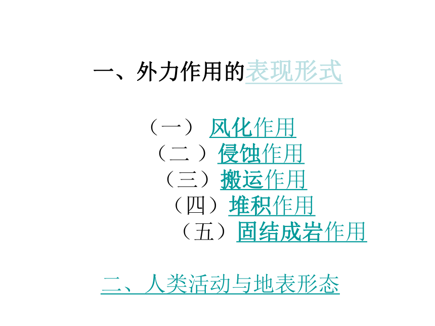 人教版高中地理选修1《3.3地表形态的变化》（21张ppt）