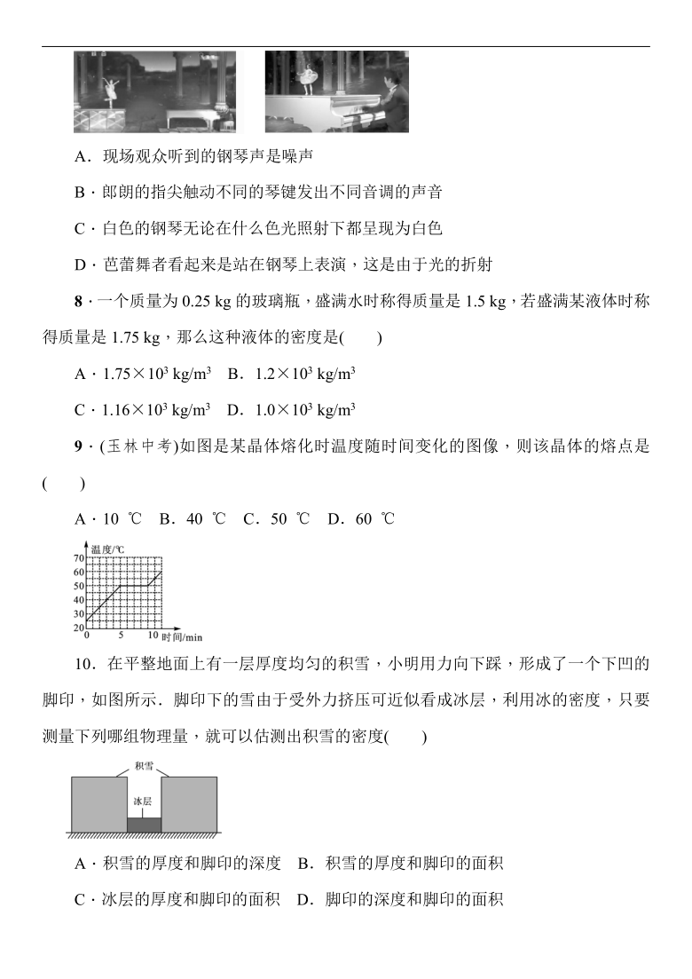 教科版物理八年级上册 期末测试卷（word版含答案）