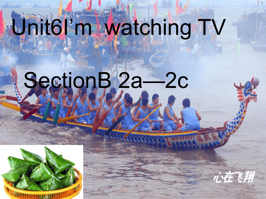 人教版英语七年级下册Unit 6  I’m watching TV. Section B 2a—2c  (共22张PPT)