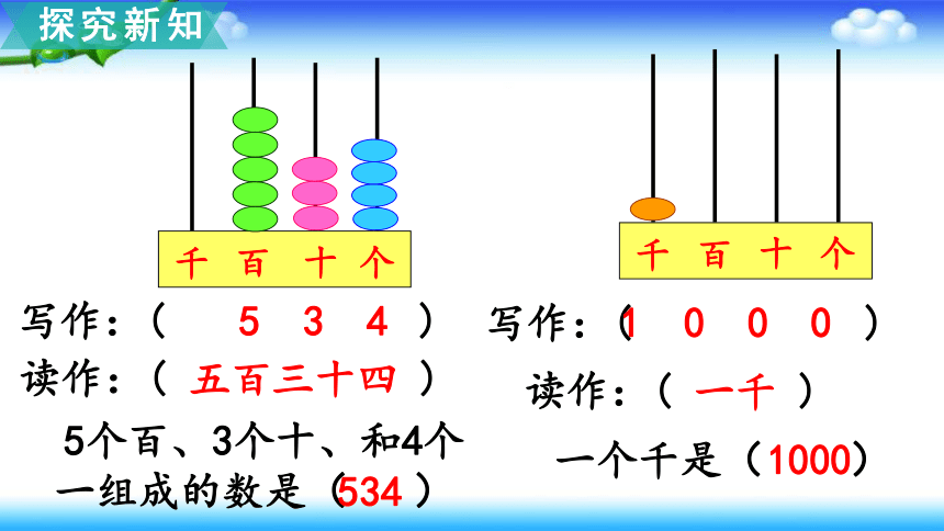 名师课件苏教版二年级下册数学4认识万以内的数第2课时千以内数的读写