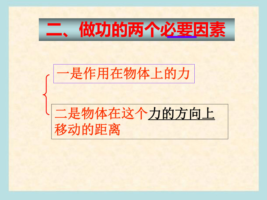 人教版八年级下册第十一章 功和机械能> 11.1 功