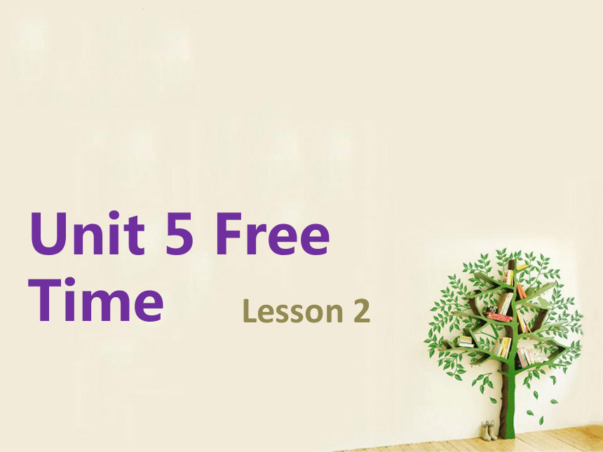 Unit 5 Free time Lesson 2 课件
