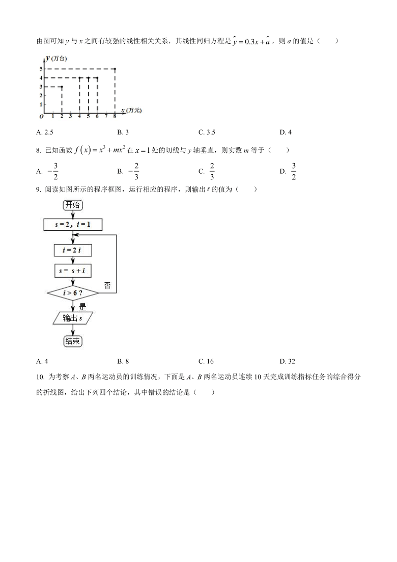 广西钦州市2020-2021学年高二上学期期末教学质量监测数学（文）试题 Word版含解析