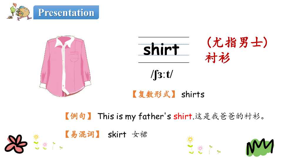 Unit 5 My clothes Part B  Let’s learn 课件（23张PPT）无音视频