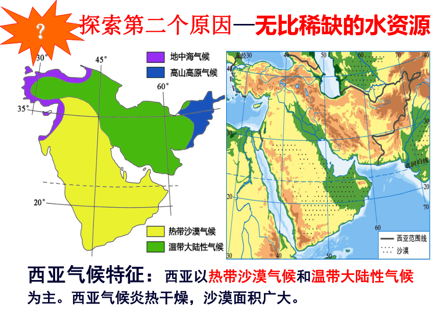 西亚气候地图图片