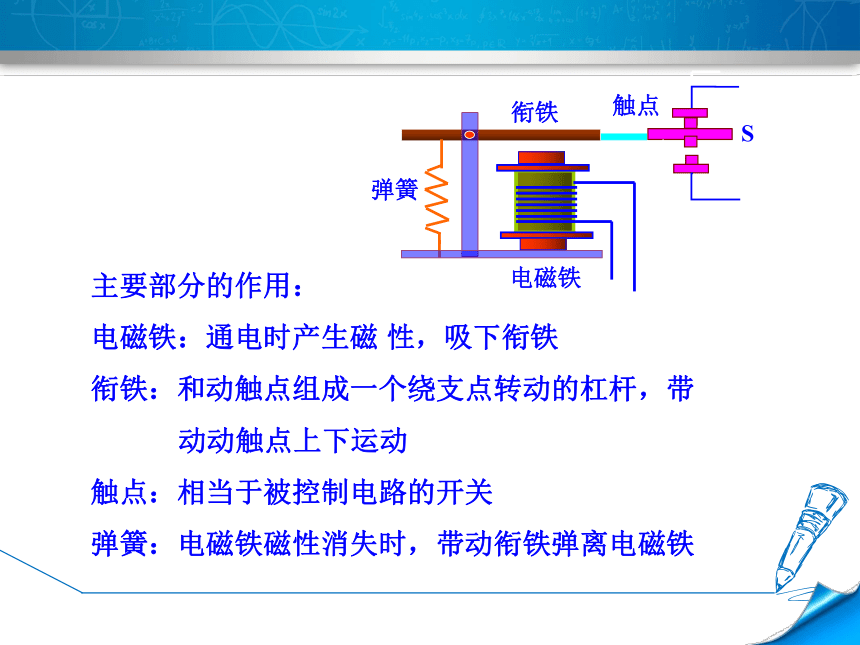 电磁继电器的衔铁图片