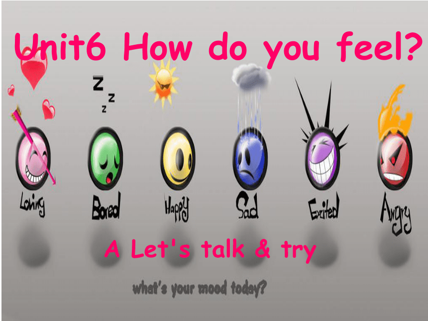 Unit 6 How do you feel? PA Let's talk 课件