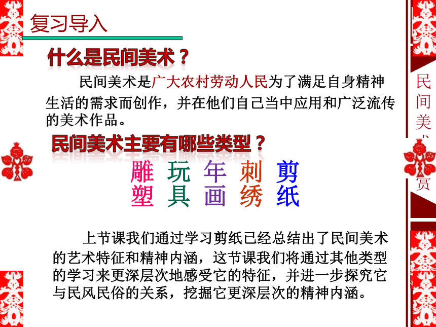 2018人美版高中《美术鉴赏》第16课《美在民间永不朽--中国民间美术》课件（49张幻灯片）