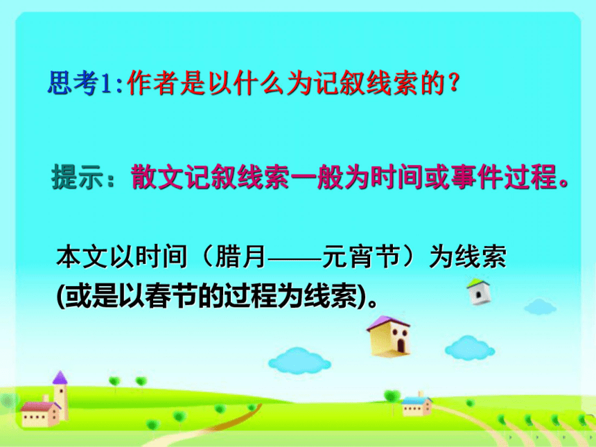 A版语文六年级(上) 北京的春节 课件