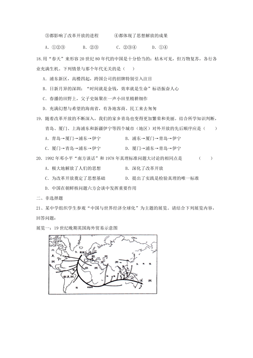 2010届高考历史一轮复习必备精品：中国特色社会主义建设的道路