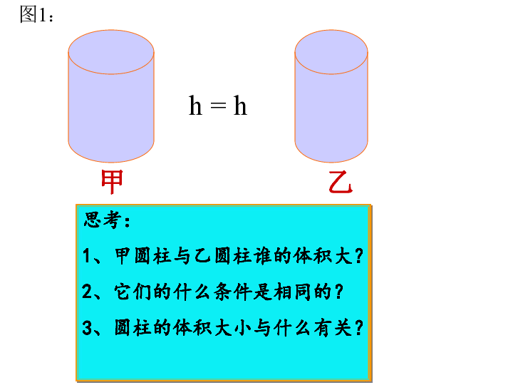 青岛版六年级下册数学课件-圆柱的体积  (共68张PPT)