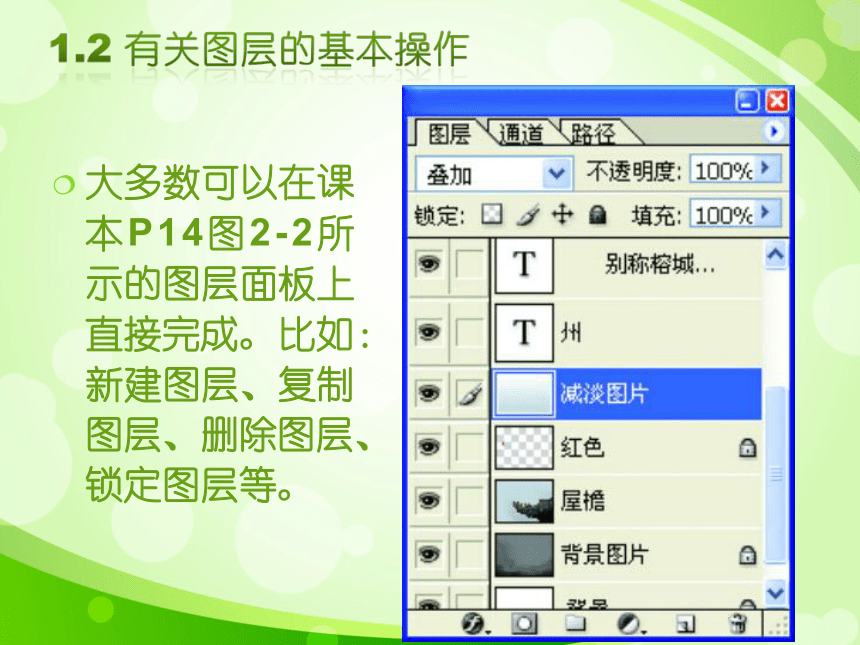 闽教版八年级上册信息技术 活动二 图像处理的基本操作(第2课时） 课件（14张幻灯片）