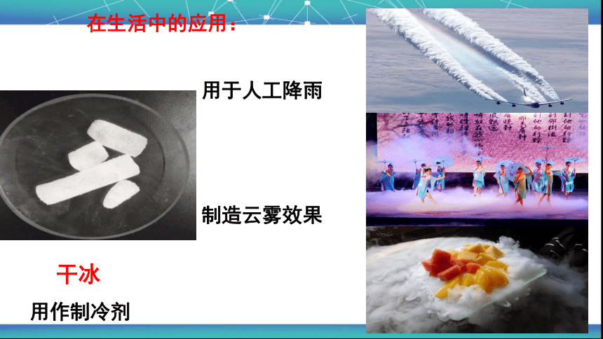 九年级化学人教版上册 课题3 二氧化碳和一氧化碳第一课时 二氧化碳的性质  美丽的二氧化碳  课件(共22张PPT)