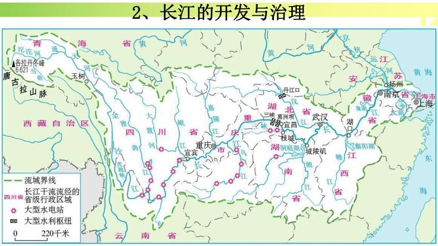 人教版八上2.3   河流 - 长江的开发与治理第二课时(共28张ppt)