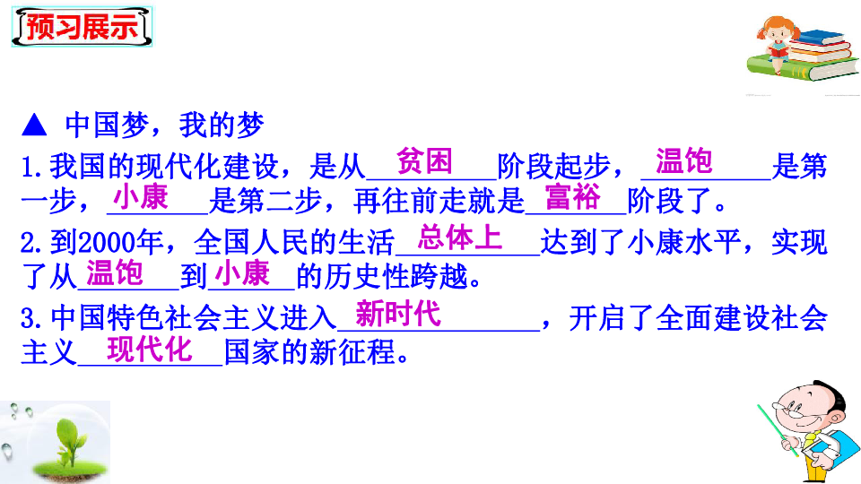 8.2.1 中国梦 我的梦    课件(25张ppt)