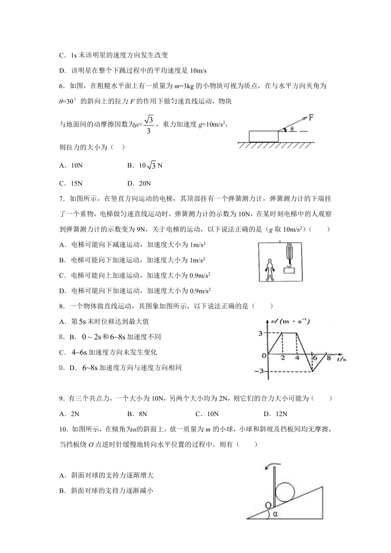 广东省信宜市第二高中2020-2021学年高一下学期4月期中热身物理试题 Word版含答案