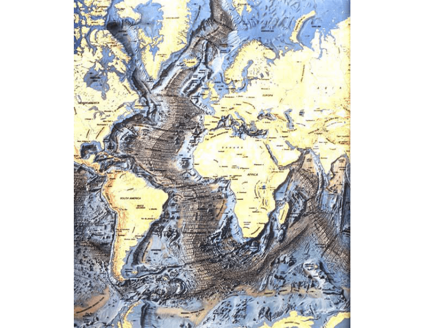 2016年秋   高二上  人教版地理  选修2  2.2-海底地形的分布 （共23张PPT）