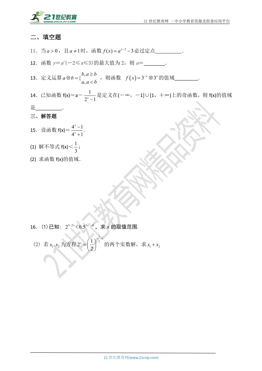 必修1  2.1指数与指数函数课时练习