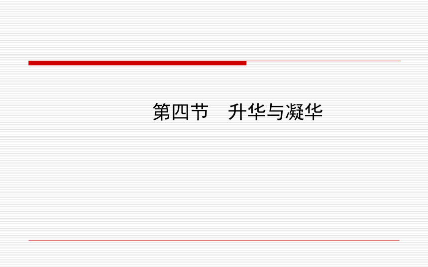 【名师课堂】物理课件：沪科版九年级全册第十二章 第四节升华与凝华（共27张PPT）