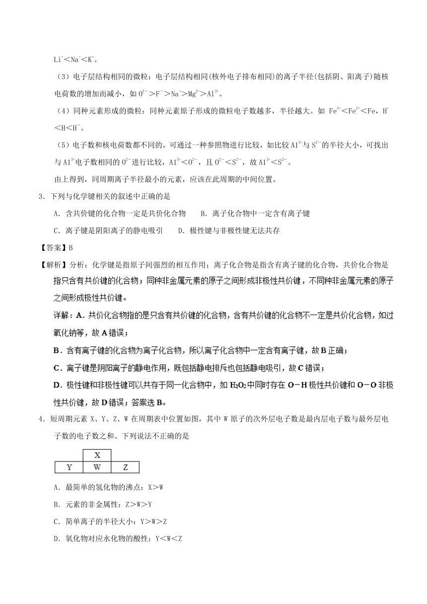 专题01小题好拿分【基础版】（30题）-2017-2018学年下学期期末复习备考高一化学黄金30题（必修2）