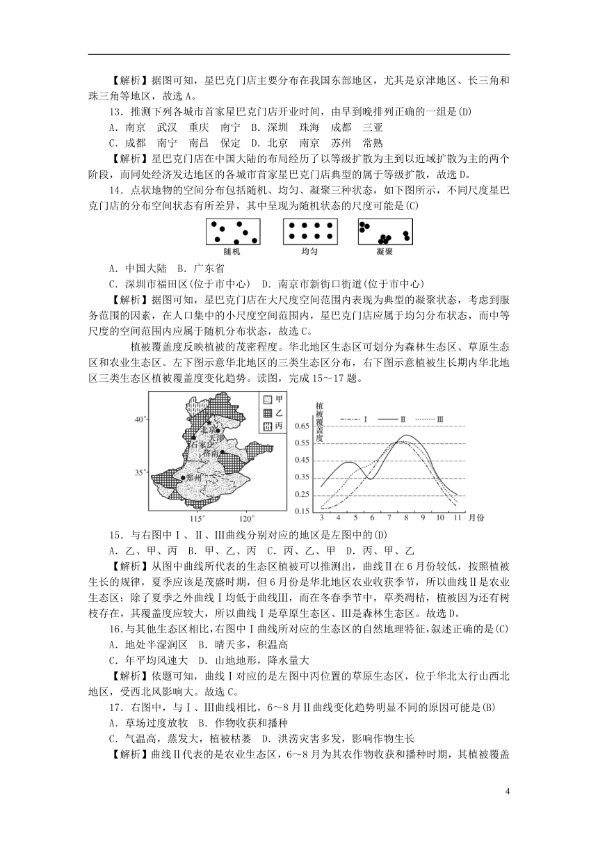 湖南省师大附中2019届高三地理上学期月考试题（一）（含解析）