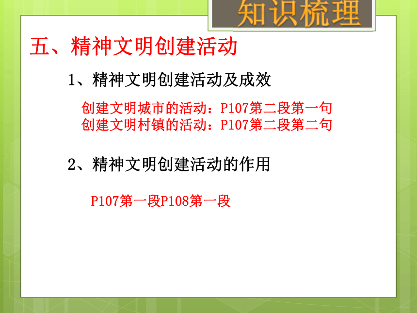 2018中考一轮复习 我国的社会主义精神文明建设（考点35、36、37、38） 课件