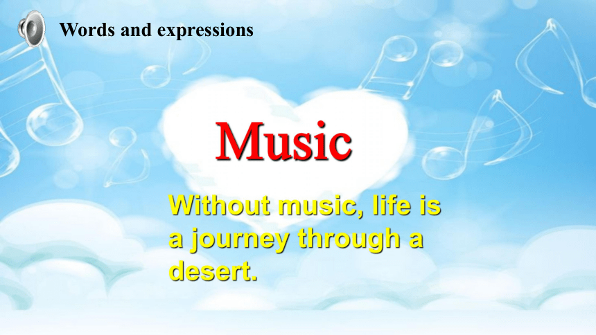 人教模块2 Unit 5 Music 公开课 Words and expressions （24PPT）