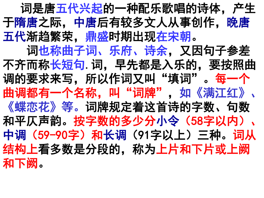 人教版九年级上册 第六单元 24 词五首 课件