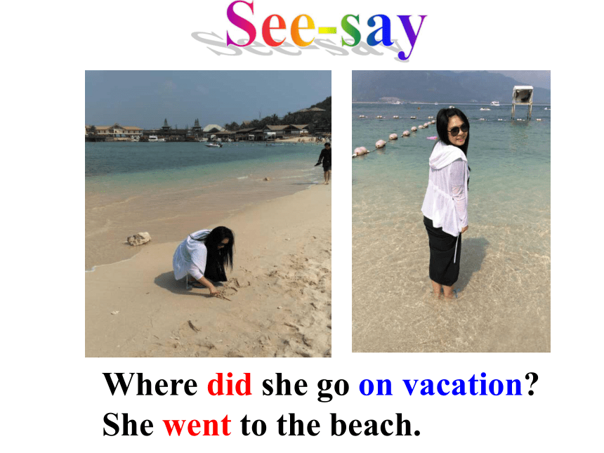 Unit 1 Where did you go on vacation? Section A 1a-1c课件