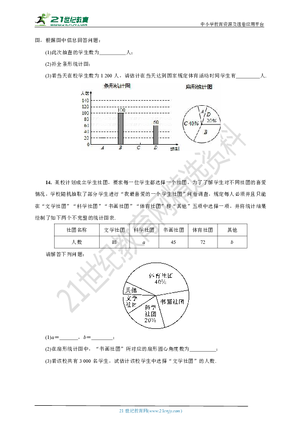 10.1.2 抽样调查课课练(含答案)