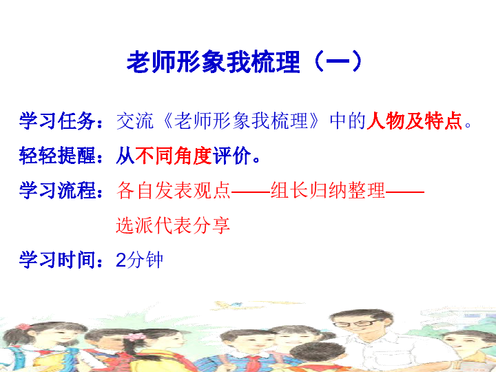 六年级下册语文课件-练习7《第七单元复习--师恩难忘》苏教版(共22张PPT)