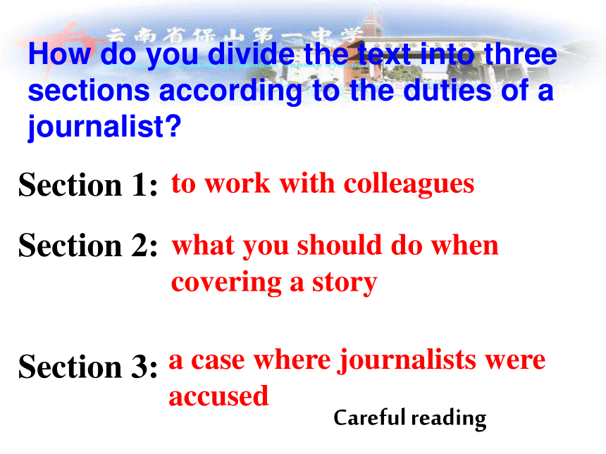 【备课参考】（人教）高中英语必修5同步教学课件：Unit 4 Making The News Reading（共79张PPT）-21世纪教育网