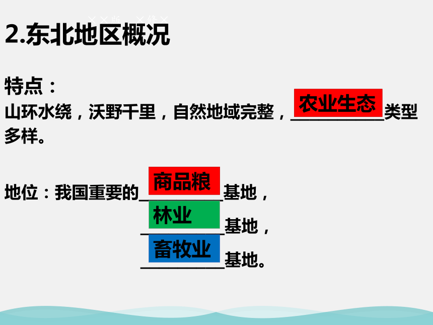 高中地理人教版必修3 第四章第1节区域农业发展——以我国东北地区为例 课件